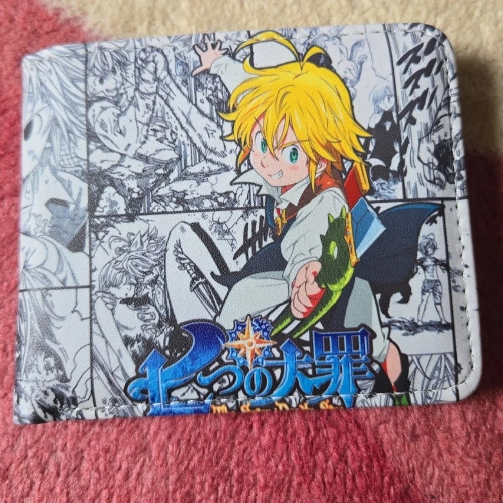 New seven deadly sins anime manga leather wallet